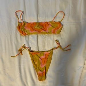 With Jean Baby Bikini Top in Ziggy and Betsy Bikini Bottom in Ziggy